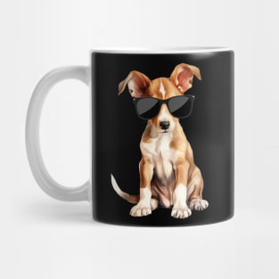 Ibizan Hound Puppy Wearing Sunglasses Mug